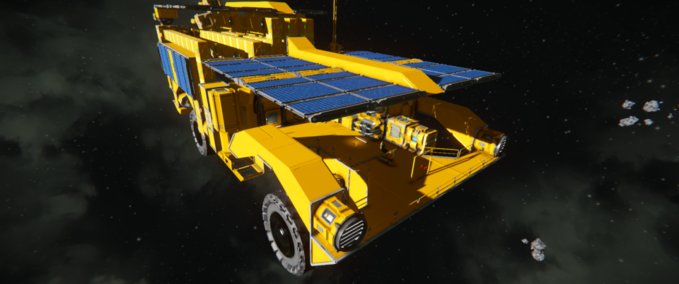 Blueprint Mega Mining Rover Space Engineers mod