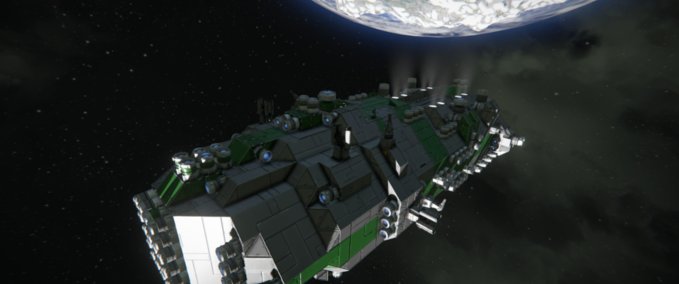 Blueprint Bullwork Heavy Carrier Space Engineers mod