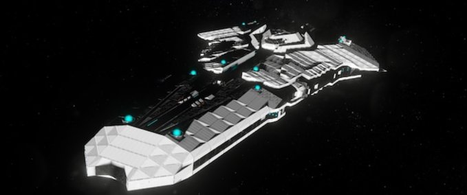 Blueprint Federal Corvette [Elite Dangerous] Space Engineers mod