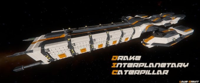 Blueprint Drake - Interplanetary Caterpillar [Vanilla] Space Engineers mod