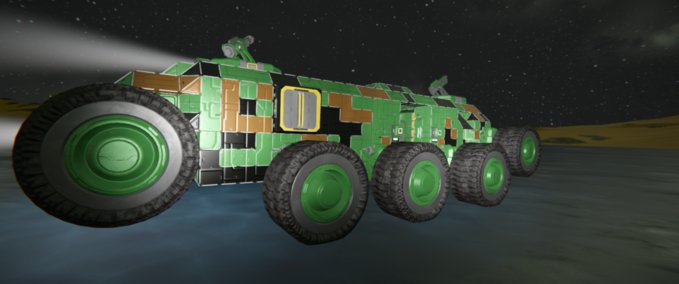Blueprint Small assault rover air tight tank Space Engineers mod