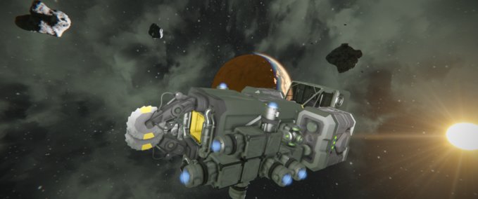 Blueprint Simple Space Grinder Space Engineers mod