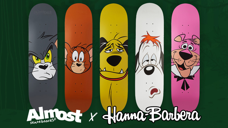 Almost x Hanna-Barbera Heritage DROOPY Skateboard Sticker 5in