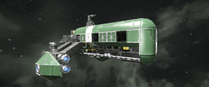 Blueprint Encounter Ghoul Corvette Space Engineers mod