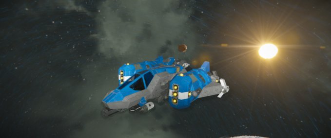 Blueprint Burstfire Bomber Space Engineers mod