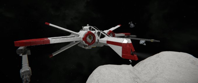 Blueprint Arc-170 improve aim stability Space Engineers mod
