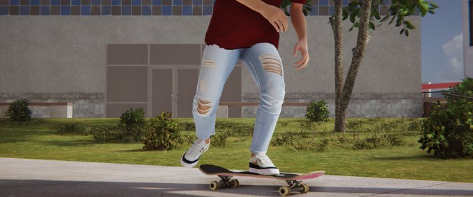 Gear Female Ripped Jeans Skater XL mod