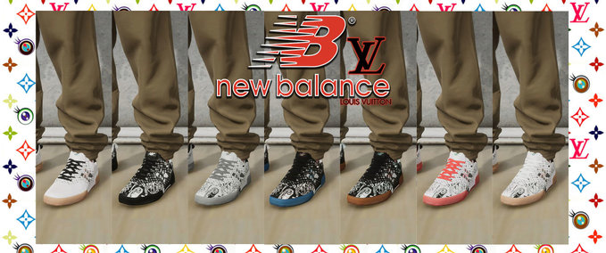 Other New Balance 288S & Louis Vuitton Shoe Pack Skater XL mod