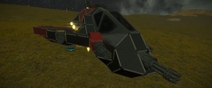 Blueprint Sparrow fighter Space Engineers mod