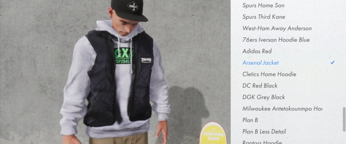 Real Brand Thrasher Puffer Vest With Grey Hoodie Skater XL mod