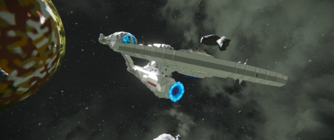 Blueprint NCC-1701 U.S.S Enterprise Space Engineers mod