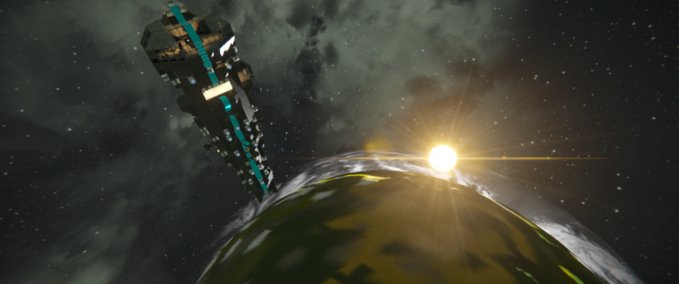 Blueprint EFS Orbital Cannon Space Engineers mod