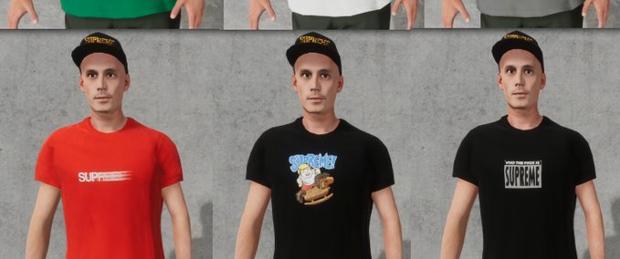 Other Supreme Short Sleeve Tee Pack Skater XL mod