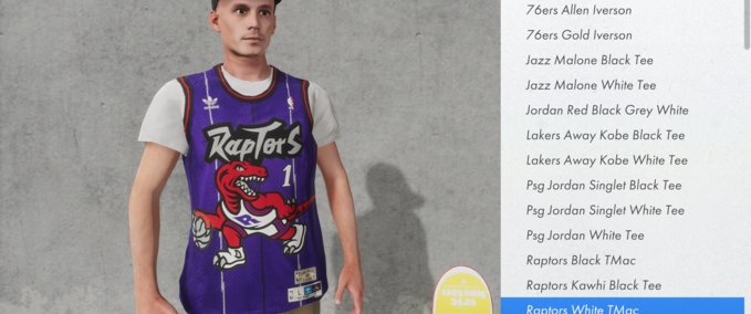 Real Brand NBA Jerseys Skater XL mod