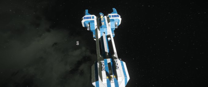 Blueprint Big Blue Space Engineers mod