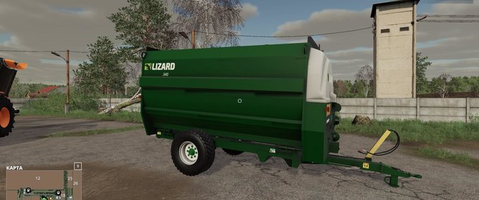 Sonstige Anhänger Lizard 340 Feeder Wagon Landwirtschafts Simulator mod