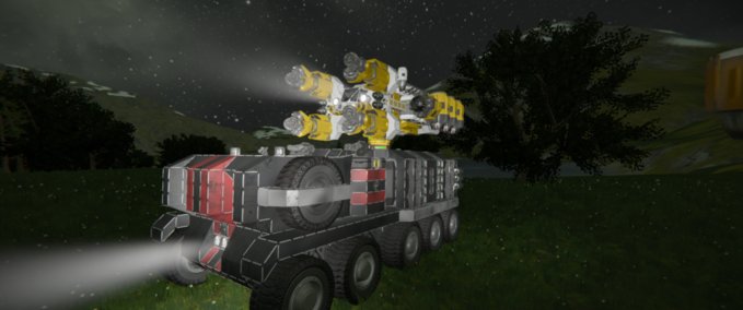 Blueprint Heavy Cargo Transporter (HCT) Space Engineers mod