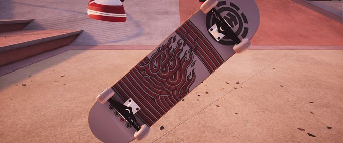 Gear Element Nyjah Flames Deck Skater XL mod