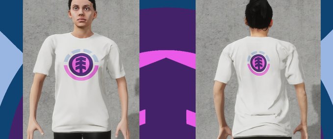Gear Female Element T-Shirt Skater XL mod