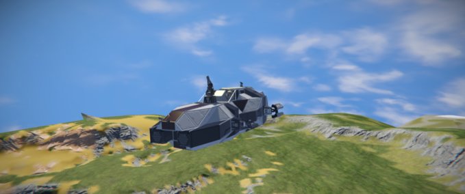 Blueprint craz's gunboat (from colony wars) Space Engineers mod