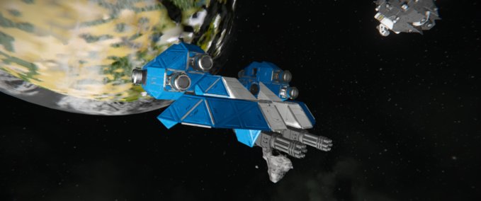 Blueprint Blue Drone MK2 Space Engineers mod