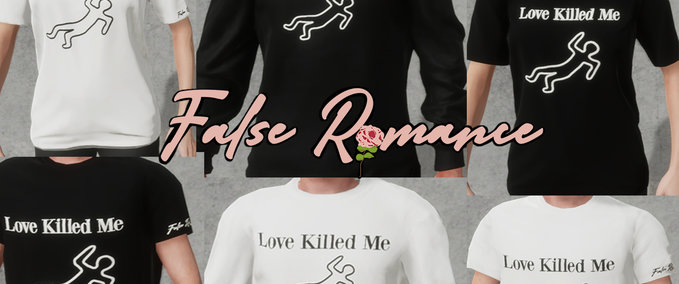 Real Brand False Romance - Love Killed Me Skater XL mod