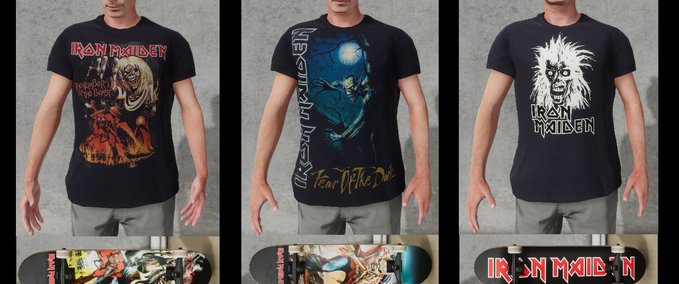 Gear Iron Maiden - Shirts and Decks 6-Pack Skater XL mod