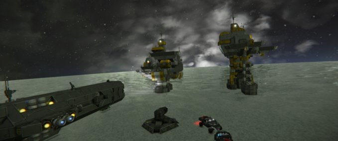 Blueprint MSC Military Outpost Space Engineers mod