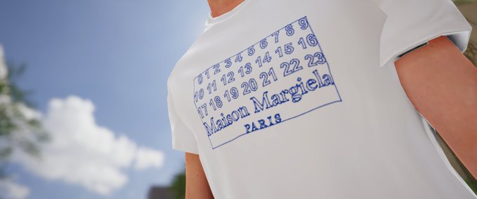Gear Maison Margiela Numeric T-Shirt Skater XL mod