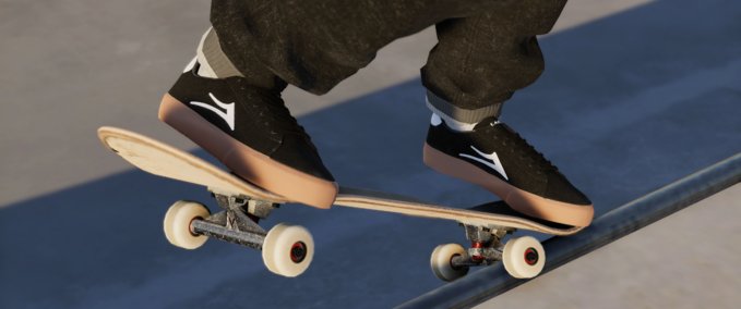 Real Brand Lakai Newport Black Gum Skater XL mod