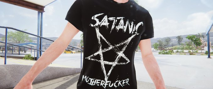 Gear SATANIC MOTHER F* Skater XL mod