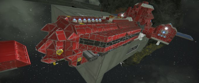 Blueprint Small red creap Space Engineers mod