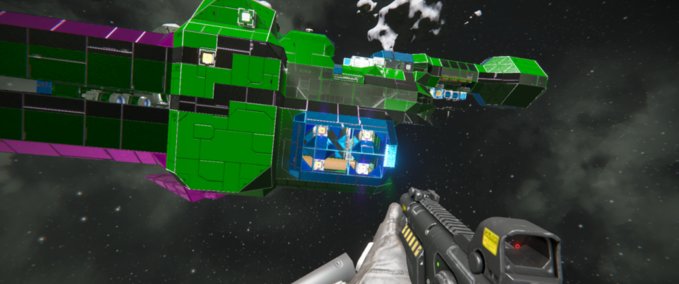 Blueprint Grong exploration yacht Space Engineers mod