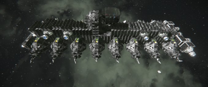 Blueprint Emergency Cargo Dump Equipped Space Engineers mod