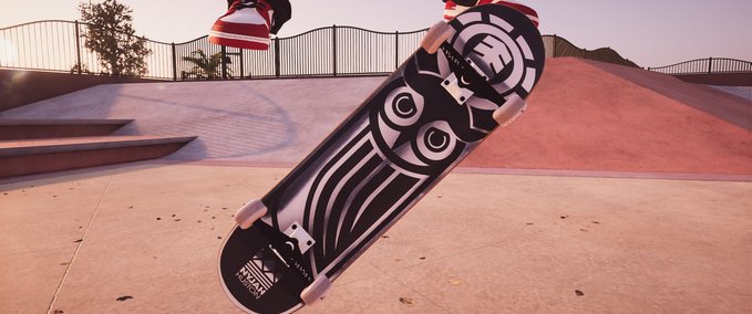 Gear Element Nyjah Owl Deck Skater XL mod