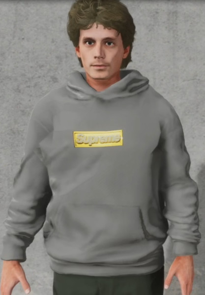 Skater XL: Supreme Logo Hoodie Pack v 1.0 Real Brand, Hooded Sweatshirt