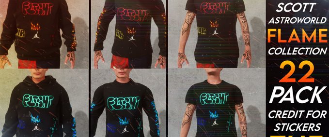 Travis Scott Astroworld Fire Collection 22 - Pack Mod Image