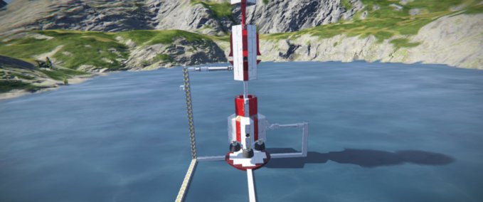 Blueprint Detachable Burners Rocket Space Engineers mod