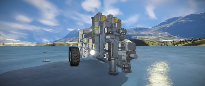 Blueprint (C.C.I.) Rescue Trailer Space Engineers mod