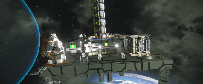 Blueprint (C.C.I.) Refinery Without Drills Space Engineers mod