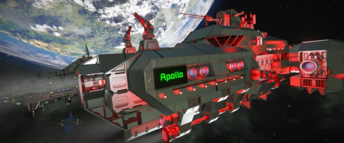 Blueprint ( C.C.I ) Light Cruiser Space Engineers mod