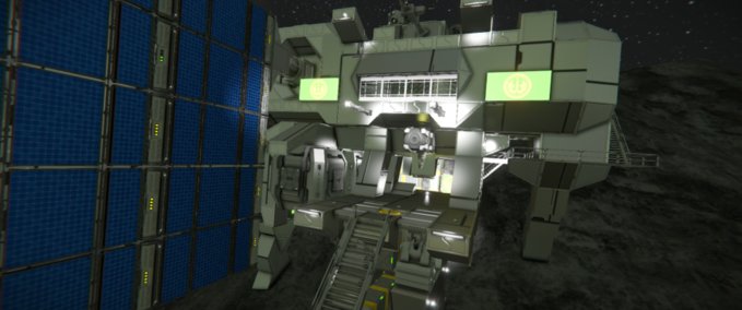 Blueprint (C.C.I.) Mining Outpost Space Engineers mod