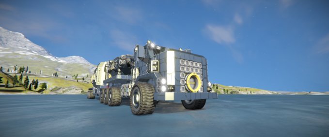 Blueprint (C.C.I.) Transport Truck Space Engineers mod