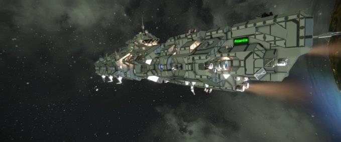 Blueprint (C.C.I.) Heavy Cruiser Atlantis Space Engineers mod