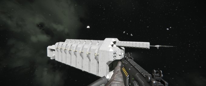 Blueprint HES Freighter Carrier Mk2 Space Engineers mod