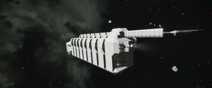 Blueprint HES Freighter Carrier Mk3 Space Engineers mod