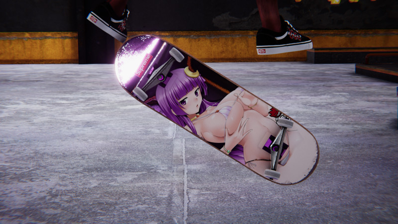 Anime Girl with a Glizzy  825 Version 814 Skateboard Deck by Midnight  Snack Skateboards