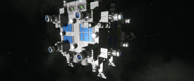 Blueprint This is an all in one fly base or statio Space Engineers mod