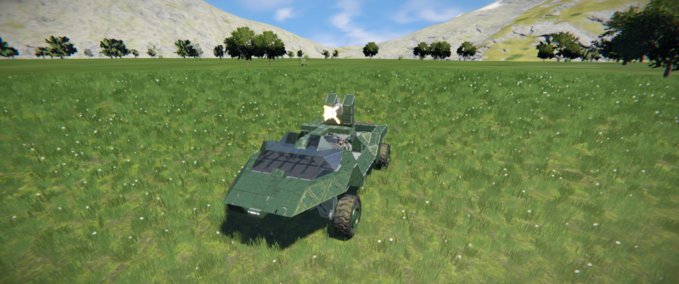 Blueprint Halo warthog Space Engineers mod