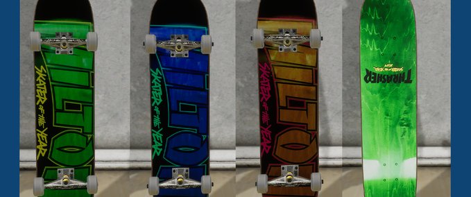 Real Brand Thrasher [FOIL] Milton Martinez 2019 SOTY Deck&Gri; Skater XL mod